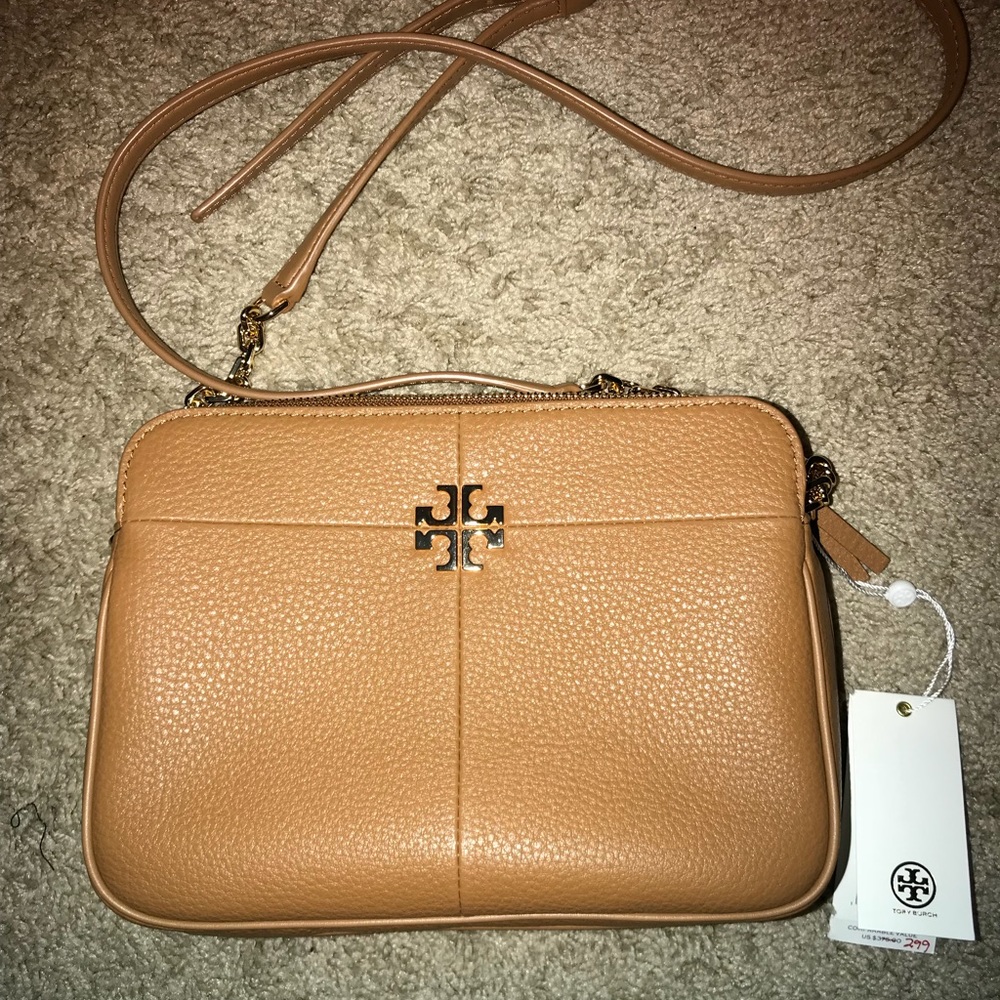 NWT Tory Burch Ivy Cross Body In Bark
